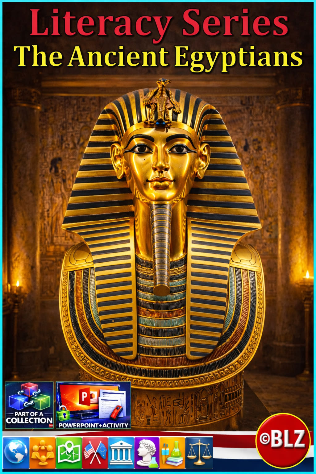 Popular Pinterest pin for Literacy Series The Ancient Egyptians