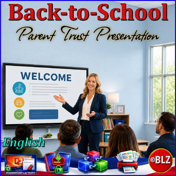 Back-to-School Parent Presentation | Editable PPT | English cover