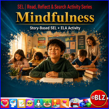 SEL | Read, Reflect & Search Activity Series | Mindfulness cover