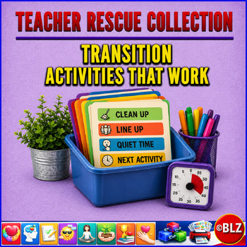 Teacher Rescue Activities Collection | Transition Activities That Work cover