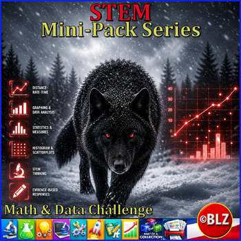 STEM Mini-Pack Series | Wolf Math & Data Challenge cover