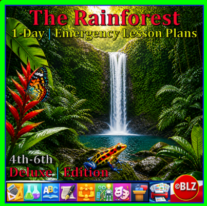Rainforest emergency lesson plans product video preview