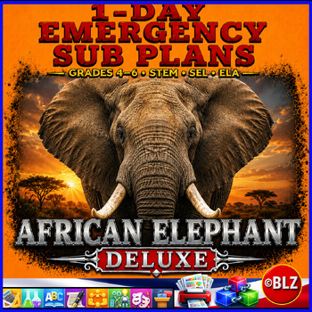 1-Day | Emergency Sub Plans DELUXE Series | Elephant