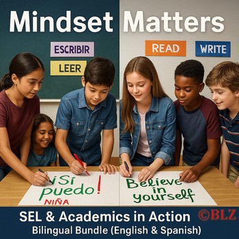 Mindset Matters: SEL & Academics in Action (Bilingual Bundle) Grades: 3rd-6th