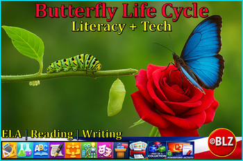 Butterfly Life Cycle | ELA | Tech | Reading + Writing Unit
