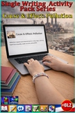 Single Writing Activity Pack Series | Digital Edition | Cause & Effect