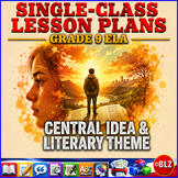 Single-Class Lesson Plans Series | Grade 9 | ELA | Central Idea & Literary Theme