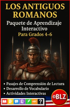 The Ancient Romans Interactive Learning Packet Grades: 3rd-6th (SPANISH)